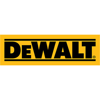 "Logo de DeWalt, símbolo de potencia y precisión en herramientas eléctricas."