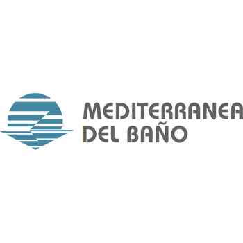 "Logo de Mediterránea del Baño, símbolo de elegancia y calidad en equipamiento para baños."