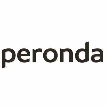 "Logo de Peronda, símbolo de innovación y calidad en soluciones cerámicas."
