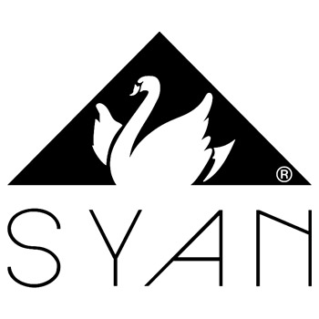 "Logo de Syan, símbolo de elegancia y calidad en fregaderos innovadores."